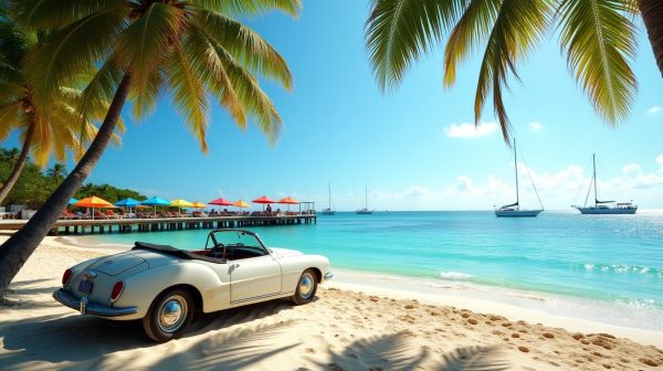 Combien coûte la location d'une voiture à Marie-Galante pour une semaine ?